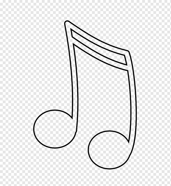 Ноты раскраска