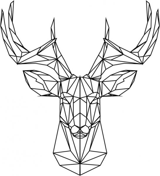 Животные в стиле геометрия