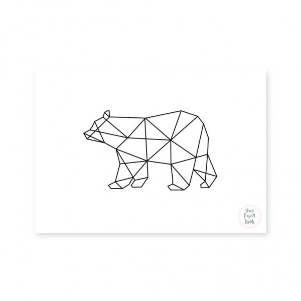 Медведь из треугольников