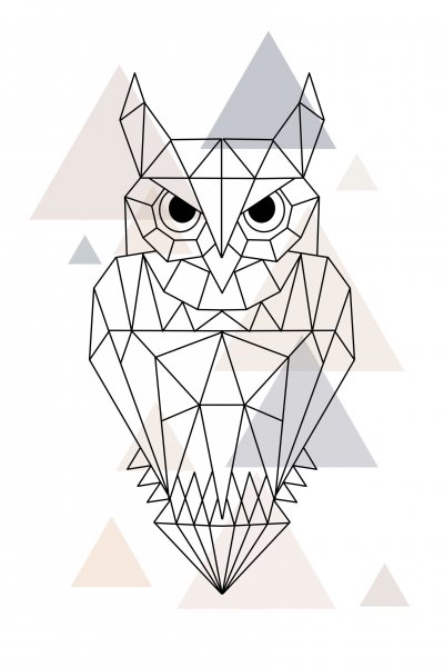 Животные в геометрическом стиле