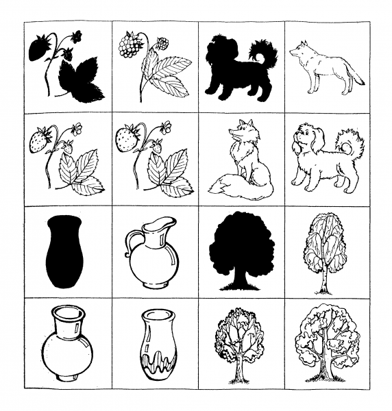 Задания для развития зрительного восприятия у дошкольников