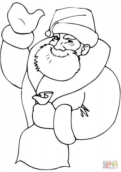 Новогодние раскраски легкие