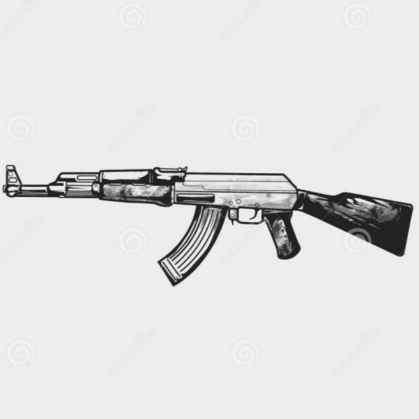 Эскиз тату автомат