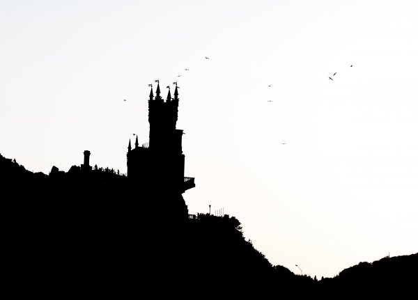 Ласточкино гнездо Крым вектор