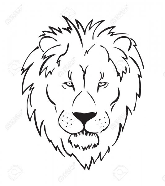 Стилизованная голова Льва