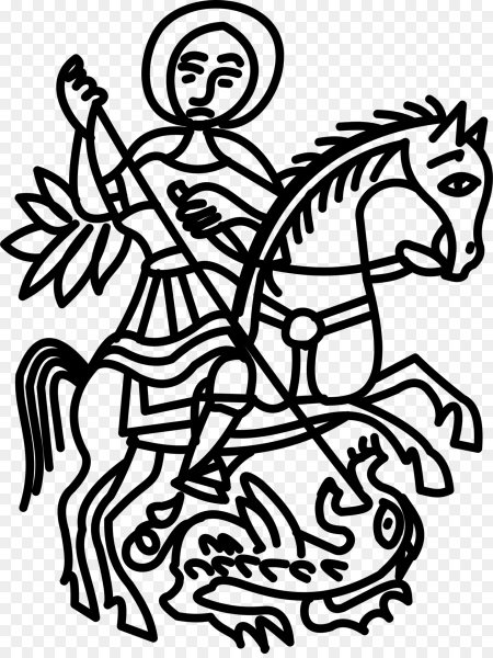 Георгий Победоносец вектор