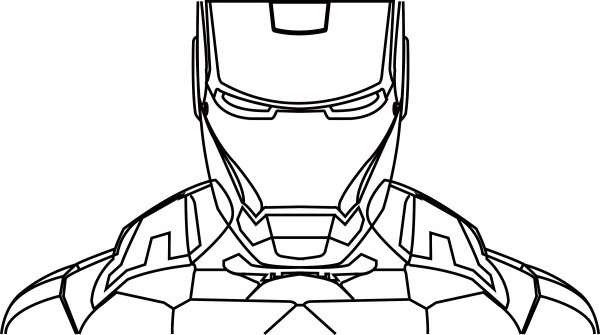 Железный человек чб