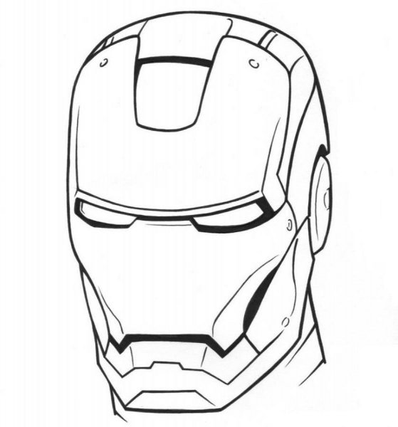 Раскраски для мальчиков Железный человек