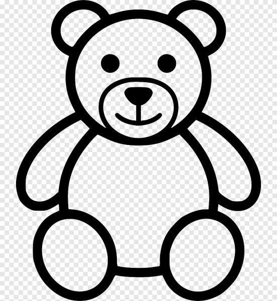 Мишка контур