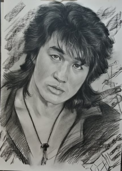 Виктор Цой портрет