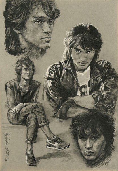 Виктор Цой портрет