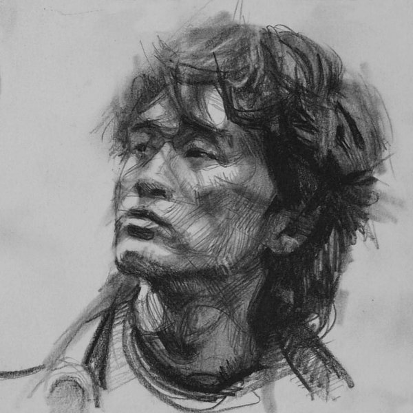 Виктор Цой - портреты живопись