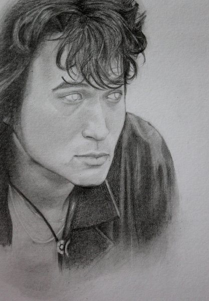 Виктор Цой рисунок