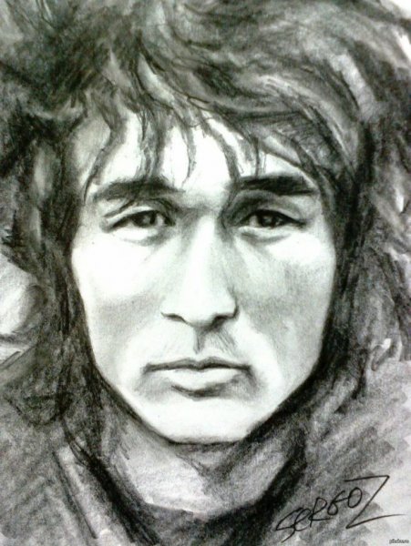 Цой портрет фото