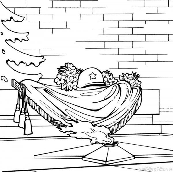 9 Мая раскраска