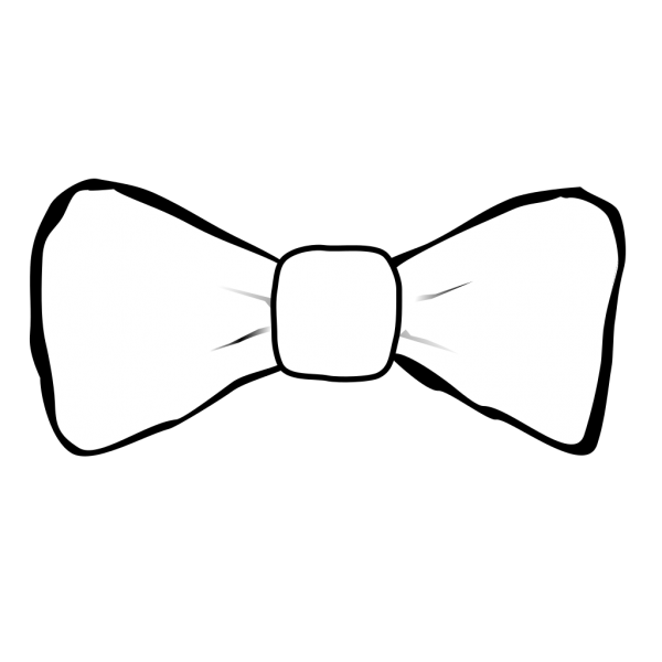 Галстук бабочка шаблон