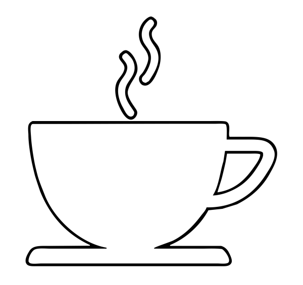 Чашка контур