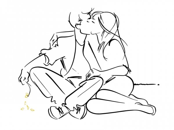 Наброски влюбленных пар
