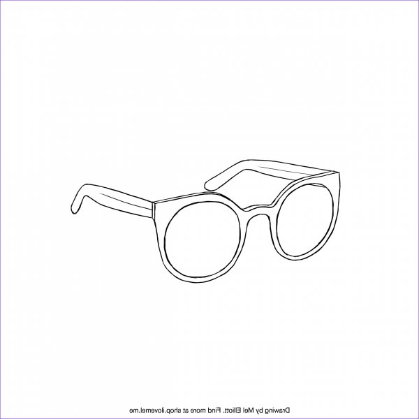 Очки раскраска