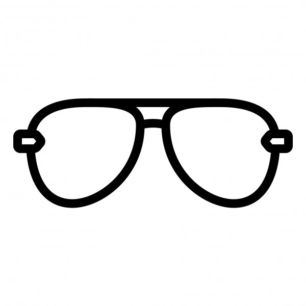 Шаблон солнечных очков