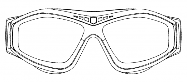 Защитные очки рисунок