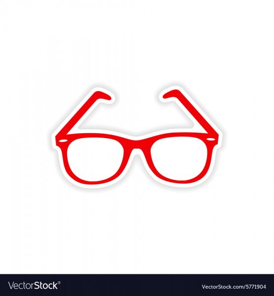 Контур оправы очков