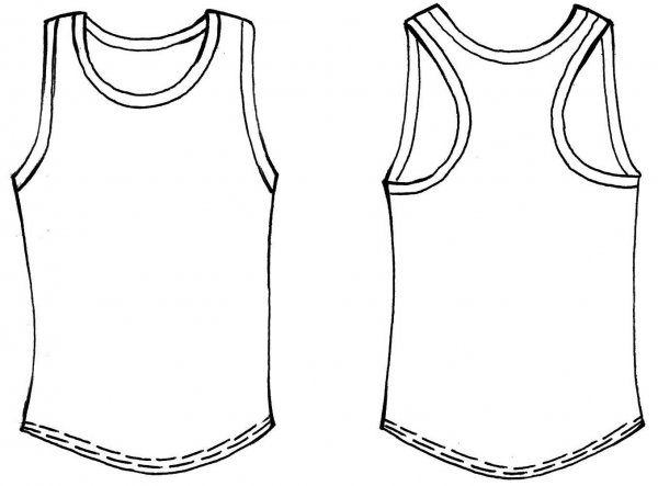 Макет футболки