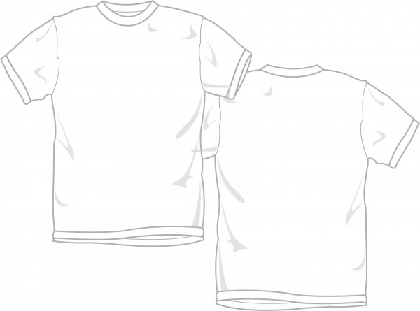 Рисунки на белой футболке