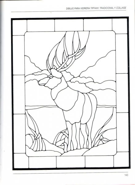Эскизы для витражных рисунков