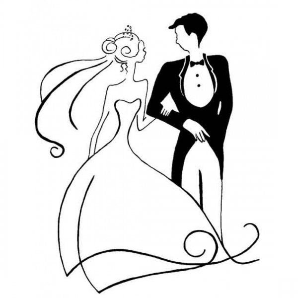 Жених и невеста Графика