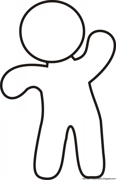 Трафареты человечков для вырезания