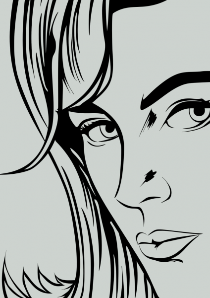 Силуэт девушки