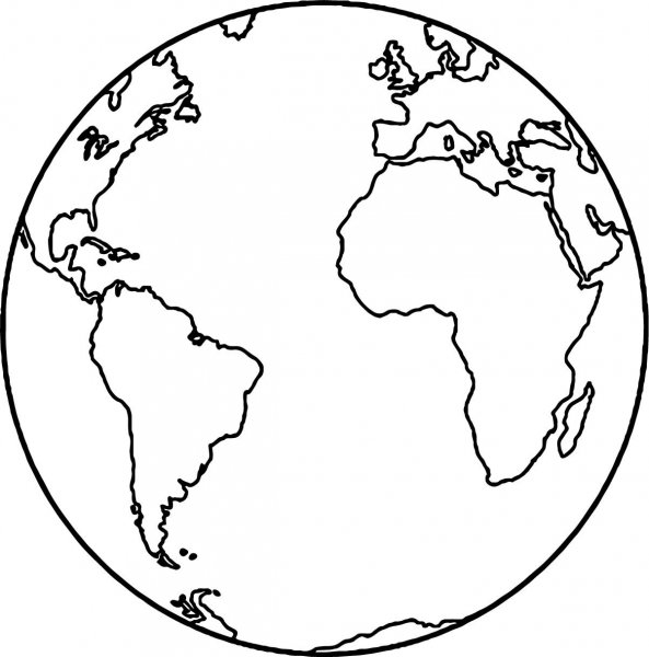 Планета контур