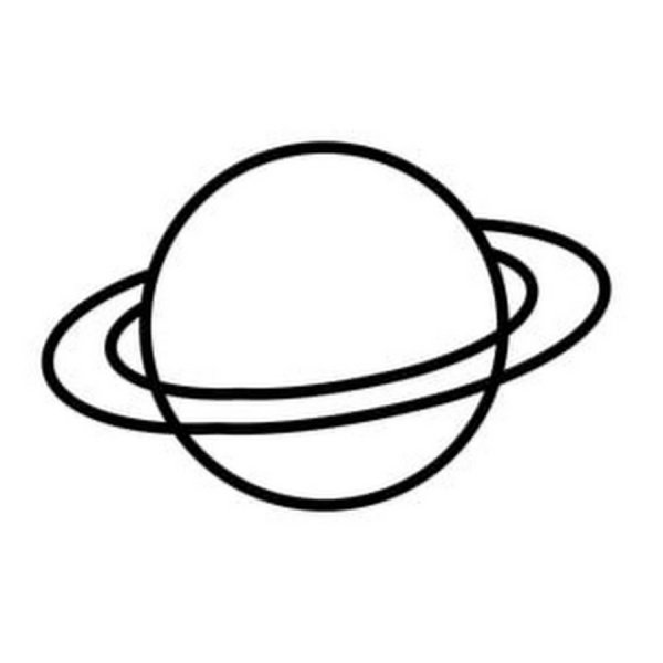 Сатурн векторное изображение