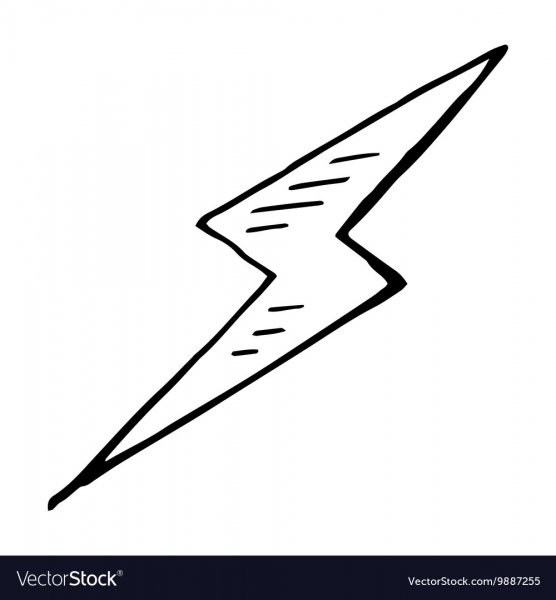 Контурные Татуировки молния