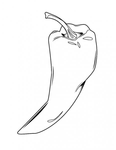 Перец трафарет