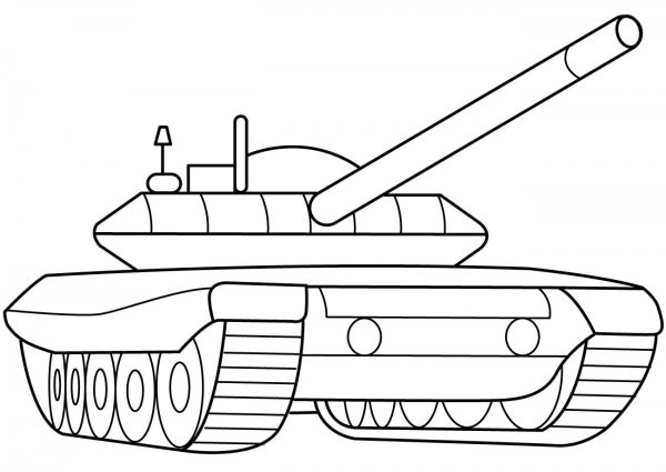 Детские раскраски танки