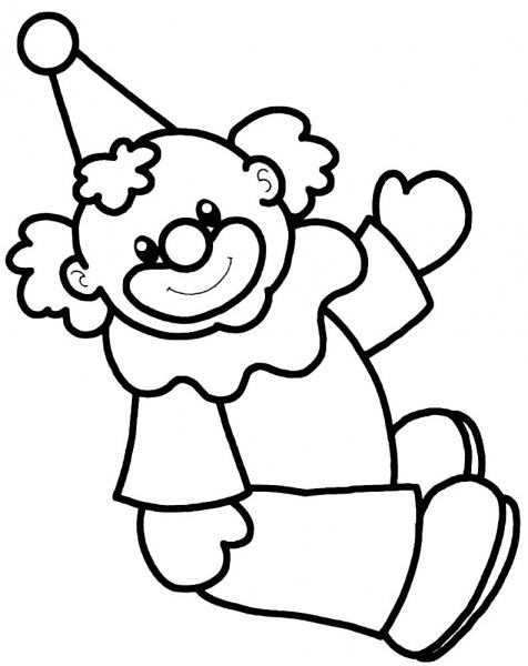 Маска клоуна для детей