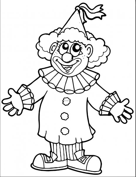 Клоун рисунок