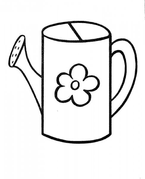 Лейка трафарет