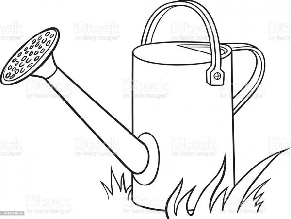 Лейка карандашом