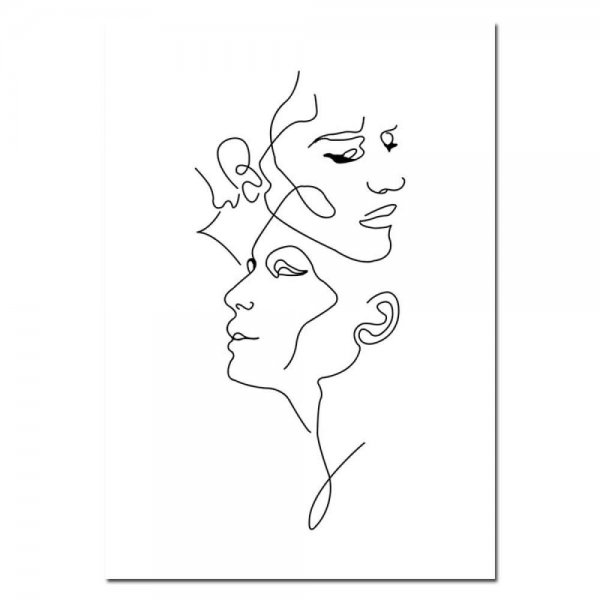 Контурный портрет