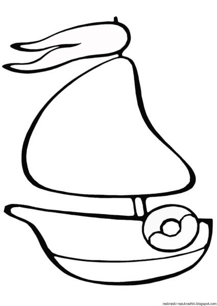 Раскраска. Медвежонок