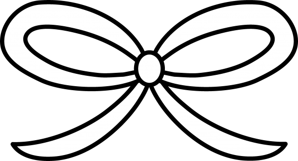 Бантик контур