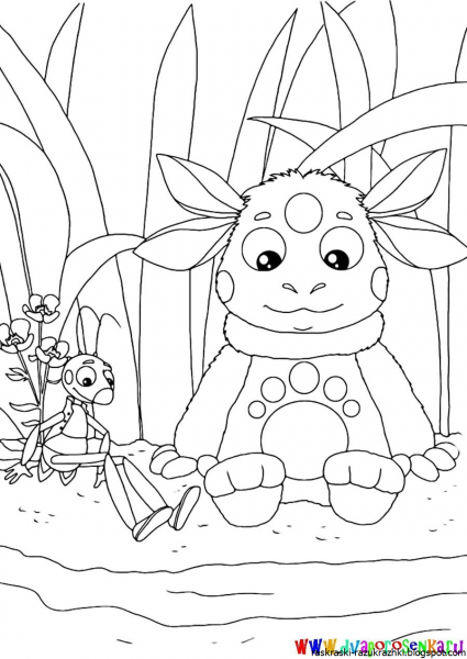 Раскраска пчеленокунтик