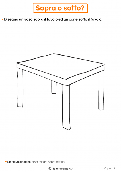 Раскраска столик