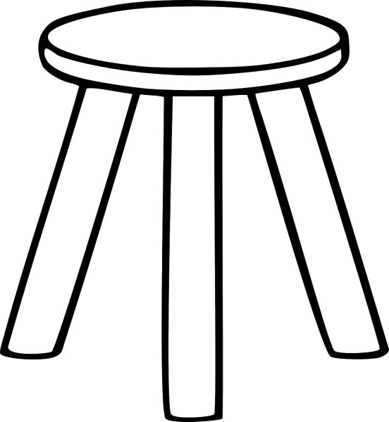 Табуретка раскраска