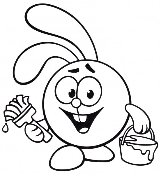 Картинки Смешарики раскраски пин