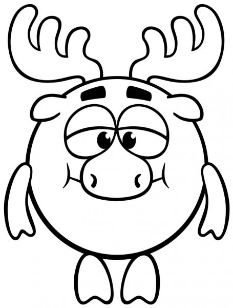 Крош из смешариков раскраска