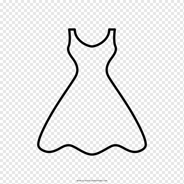 Раскраски платья красивые